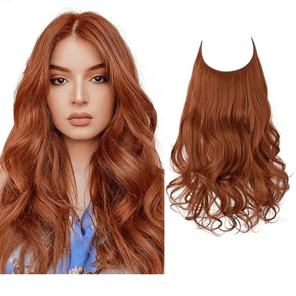 💜Invisible Natural Long Curly Wig