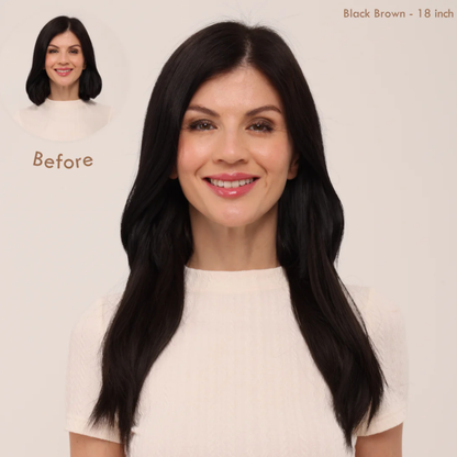 💜Invisible Natural Long Curly Wig