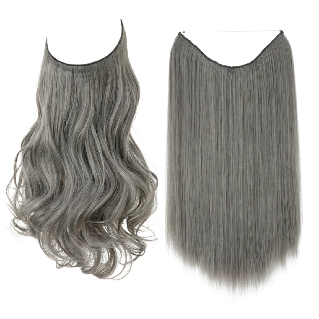 💜Invisible Natural Long Curly Wig