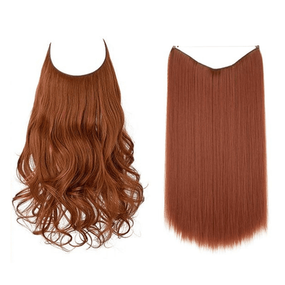 💜Invisible Natural Long Curly Wig
