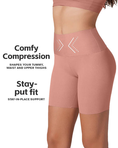 Women's Seamless High Waist Body Shaping Tummy Control Non-slip Shorts